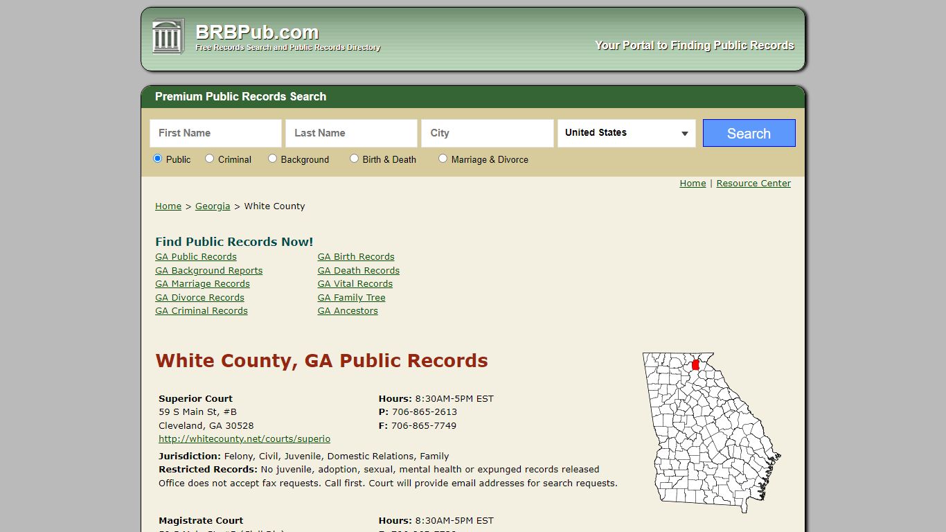 White County Public Records | Search Georgia Government ...